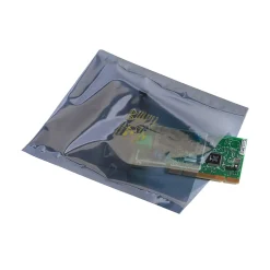 Clearance Laddawn 8" x 14" Static Shielding Layflat Poly Bags, 3 Mil, Clear, 100/Carton (4114)
