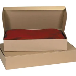 Clearance Staples 24-1/2" x 14-1/4" x 4-1/2", Corrugated Garment Mailers, Kraft 25/Case (MFJKRAFT)