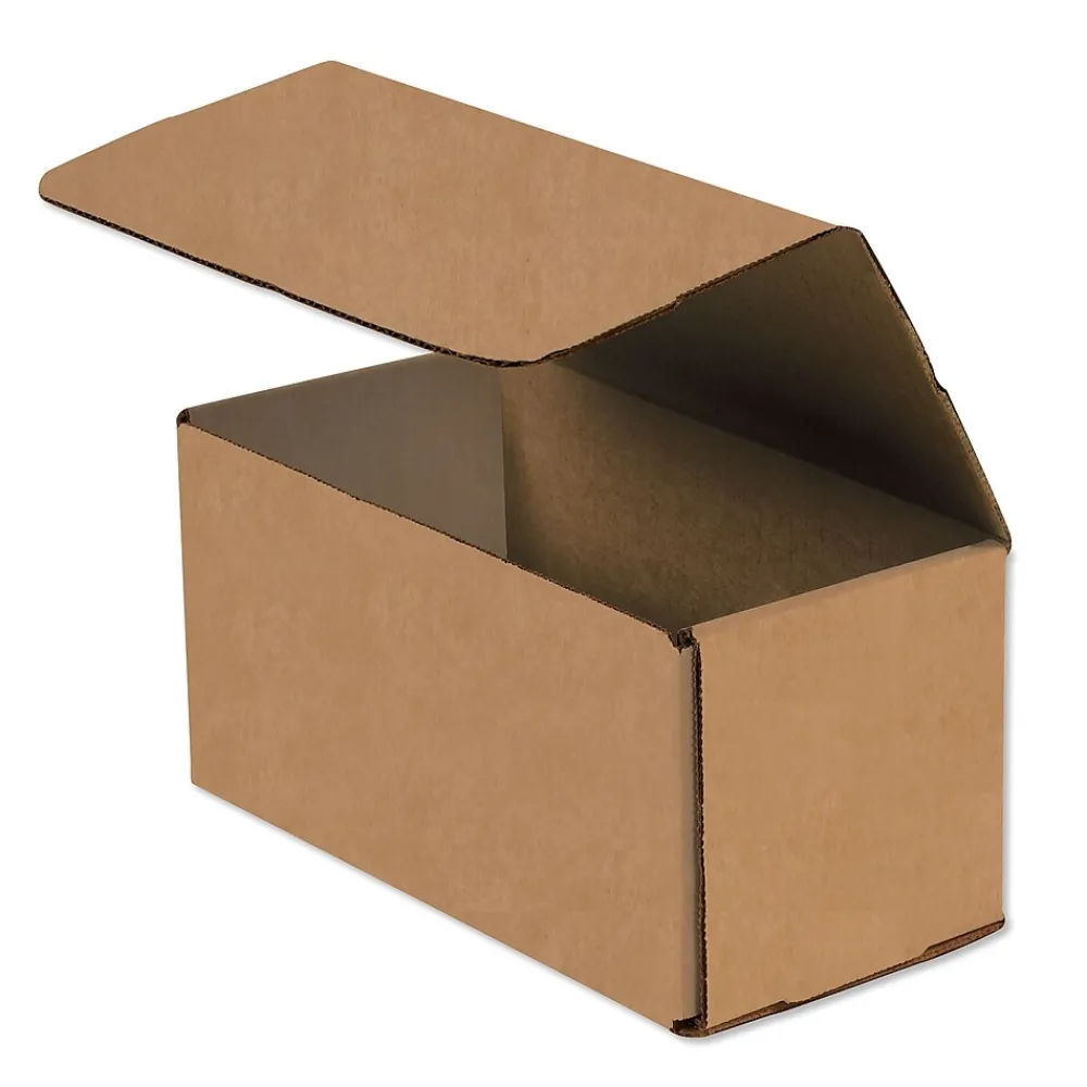Clearance Partners Brand 8" x 4" x 4" Corrugated Mailers, 50/Bundle (M844K)