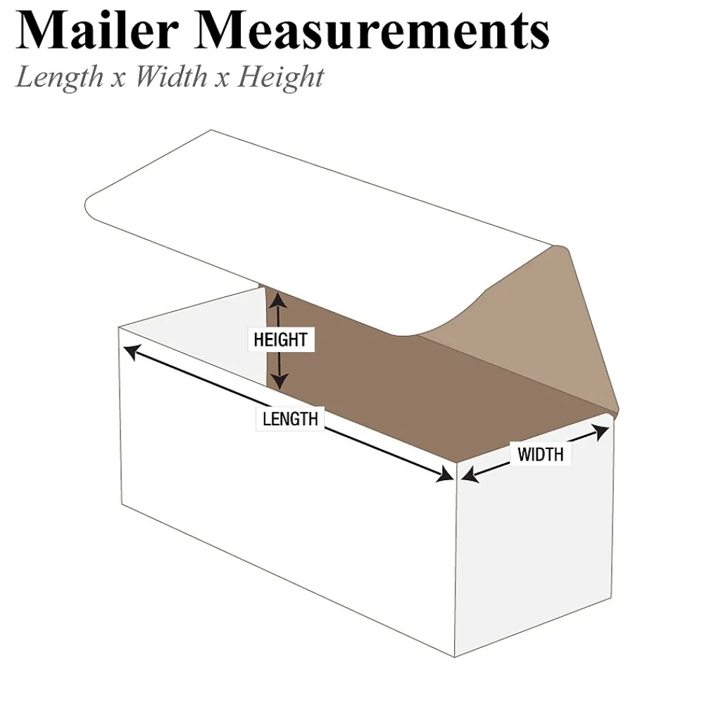 Discount Partners Brand 11" x 4" x 4" Corrugated Mailers, 50/Bundle (M1144)