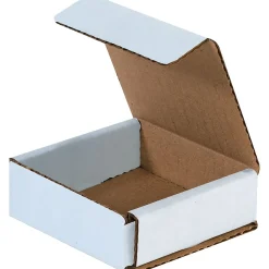 New Unbranded 4" x 4" x 1" Corrugated Mailers, 50/Bundle (M441)