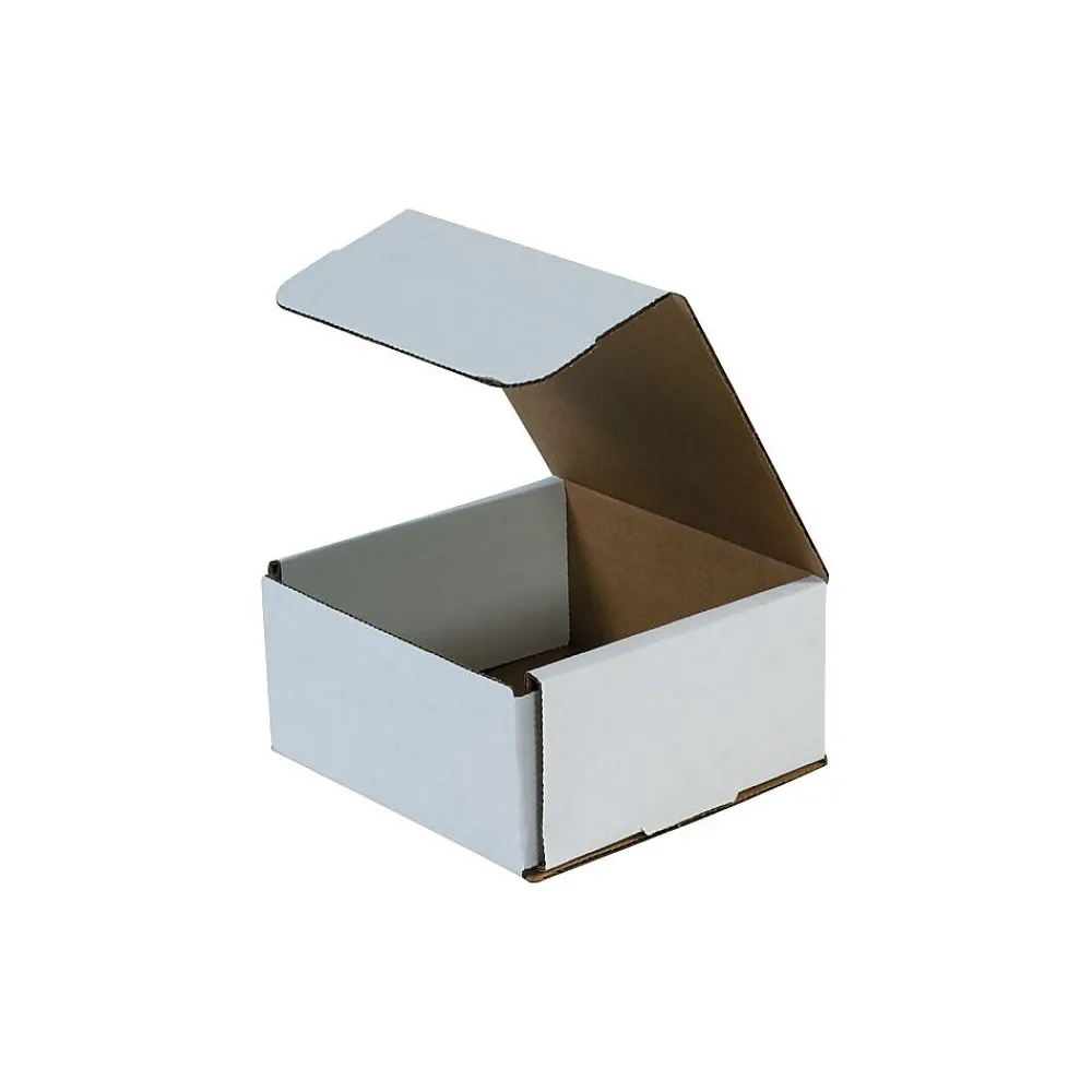 Clearance SI Products 6" x 6" x 3" Corrugated Mailers, 50/Bundle (M663)