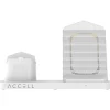 3-in-1 Fast-Wireless Wireless Charging Station for iPhone, Android, Apple Watch and AirPods, White (D233B-001F)<Accell Outlet
