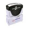 Stamps & Stamp Pads|Accu-Stamp 2 Pre-Inked Stamp, "E-MAILED", Blue and Red Inks (035541)