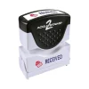 Stamps & Stamp Pads|Accu-Stamp 2 Pre-Inked Stamp, RECEIVED, Blue and Red Inks (035537)