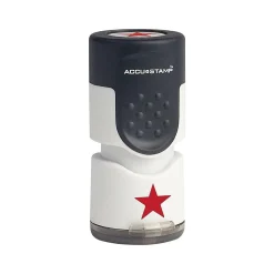 Stamps & Stamp Pads|Accu-Stamp Pre-Inked Stamp, Star, Red Ink (030726)