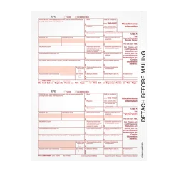 Tax Forms*Adams 2024 1099-MISC Copy A Laser Tax Forms, 50 Forms/Pack (LMISCFED-S)