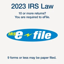 Tax Forms*Adams 2024 1099-MISC Tax Form with e-files and Access to Tax Forms Helper, 4-Part, 2-Up, Copy A, 1, B, 2, 50/Pack