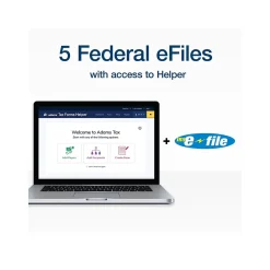 Tax Forms*Adams 2024 1099-MISC Tax Form with e-files and Access to Tax Forms Helper, 4-Part, 2-Up, Copy A, 1, B, 2, 24/Pack