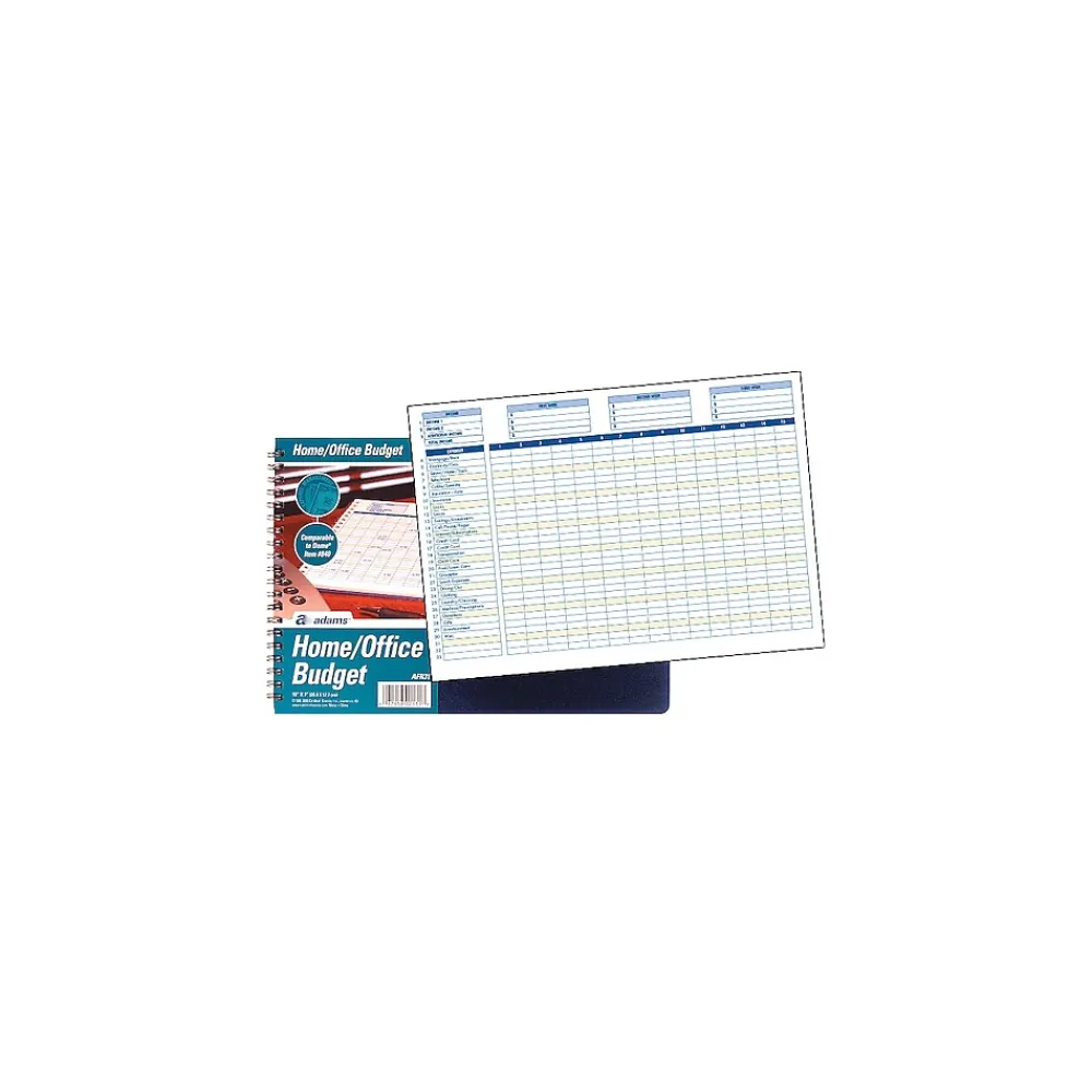 Accounting & Record Journals*Cardinal Adams Home and Office Budget Record Journal, Ruled, Blue (AFR31)