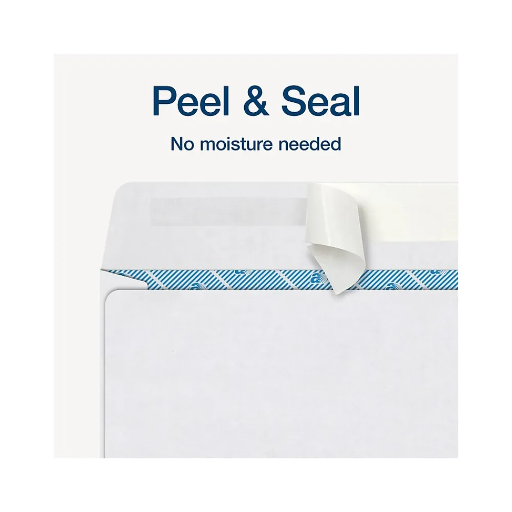 Online Adams Self-Seal Security-Tinted Double-Window W-2 Tax Envelope, White, 25/Pack (STAX2-24)