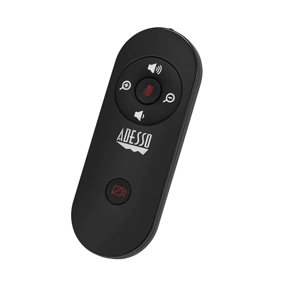 Clearance Adesso CyberTrack C100 HD 3840 x 2160 Webcam, 8 Megapixel, Black (Cybertrack C100)