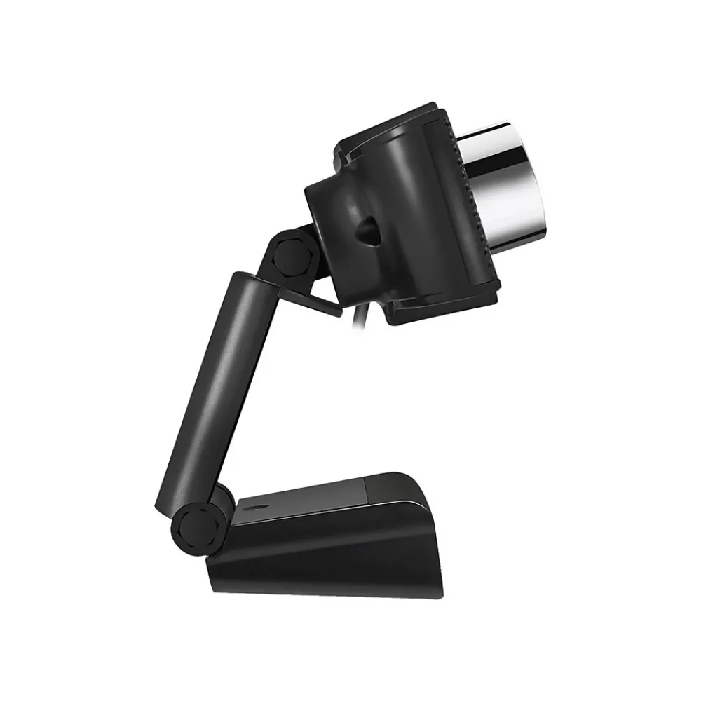 Online Adesso Cybertrack H4 1080P HD USB Webcam with Built-in Microphone, Black (CYBERTRACKH4)