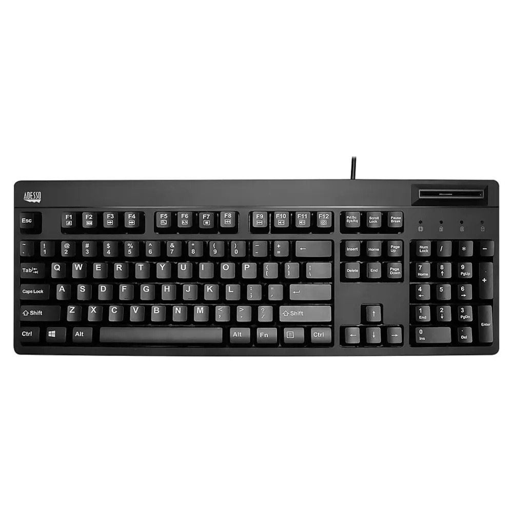 New Adesso EasyTouch Keyboard, Black (AKB-630SB-TAA)