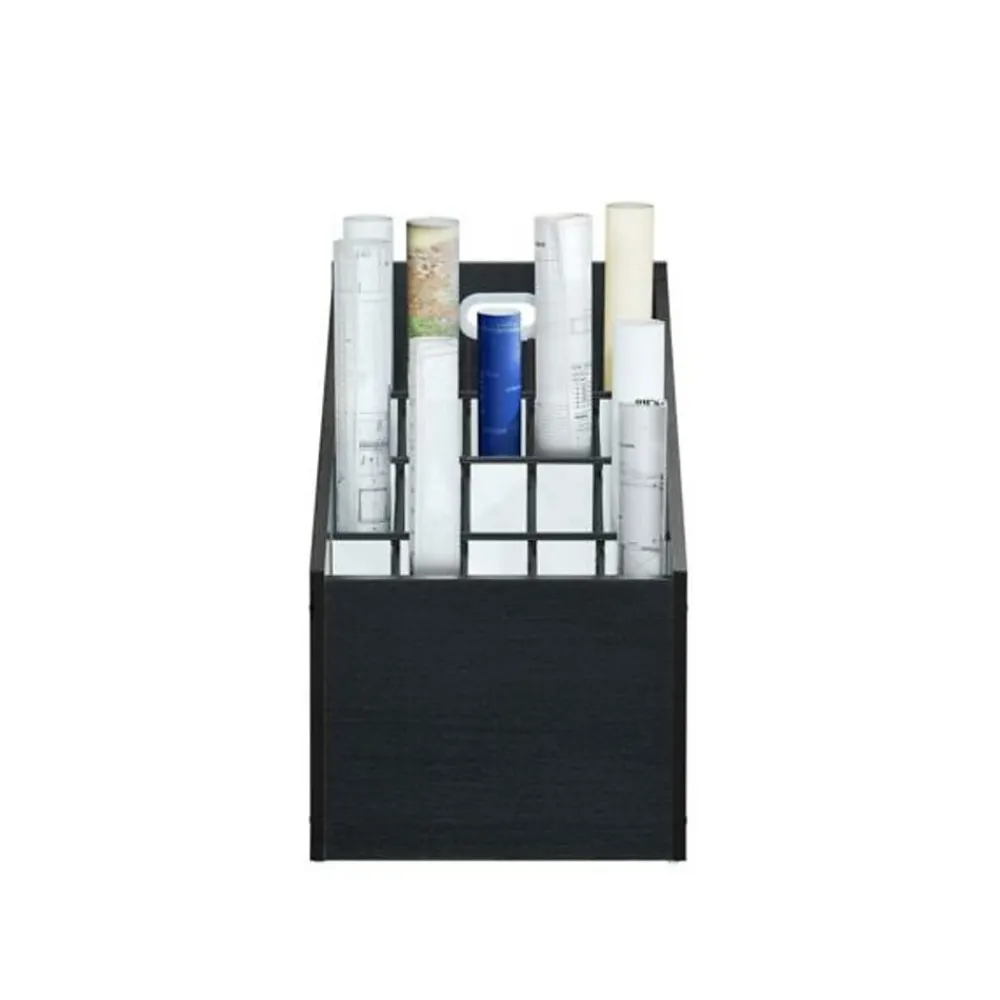 File Cabinets*AdirOffice 20-Slot Roll File, 22.24"H x 15.55"W x 15.55"D, Black (ADI628-WBLK)