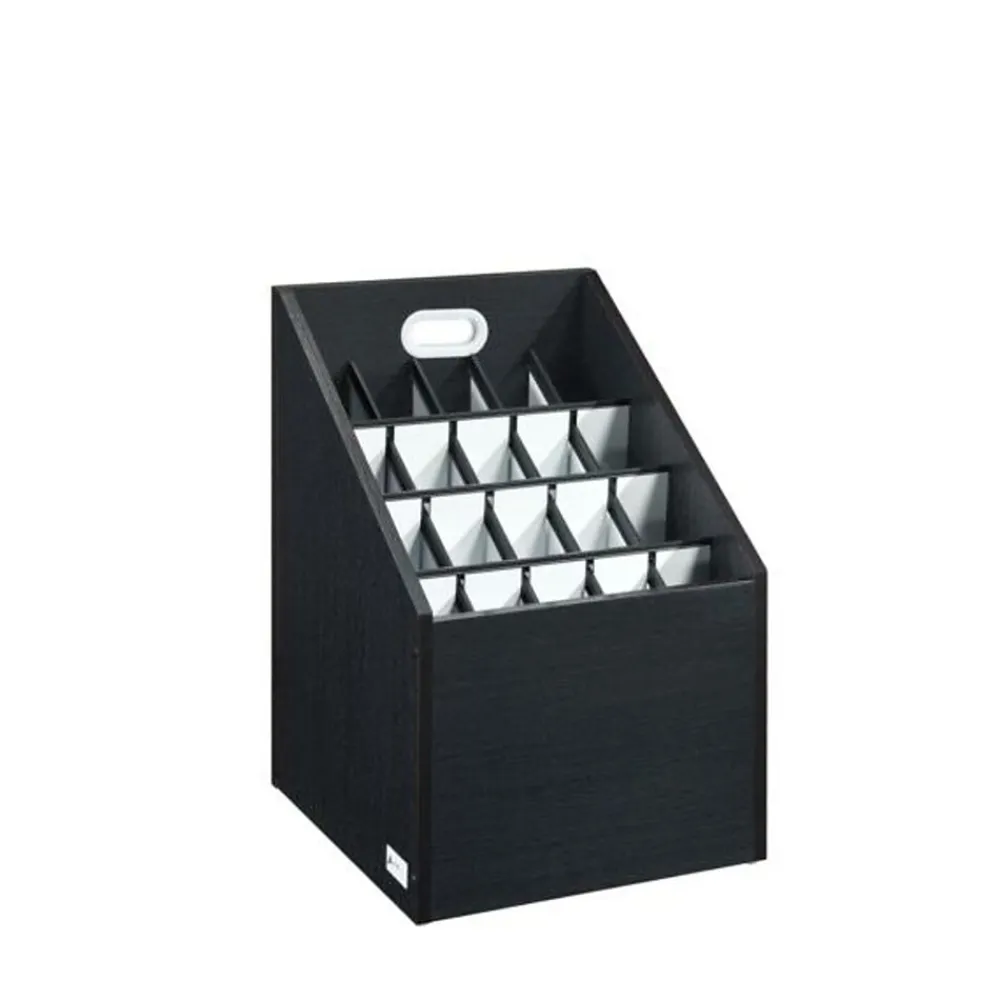 File Cabinets*AdirOffice 20-Slot Roll File, 22.24"H x 15.55"W x 15.55"D, Black (ADI628-WBLK)