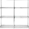 Shelving*Quantum Storage Systems Adjustable Open Wire Shelving Starter Units, 38" x 18" x 74"