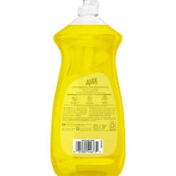 Liquid Dish Soap Lemon, 28 oz., 9/Carton (144673CT)<Ajax