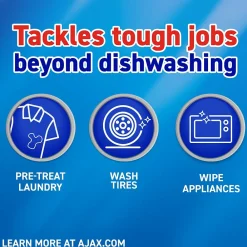 Triple Action Liquid Dish Soap, Fruity, 28 oz. (144678)<Ajax