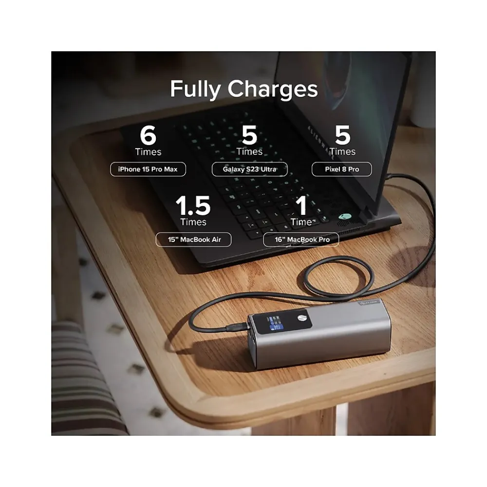 Ark USB Power Bank, 27000mAh, Silver (A27KPB140W)<ALOGIC New