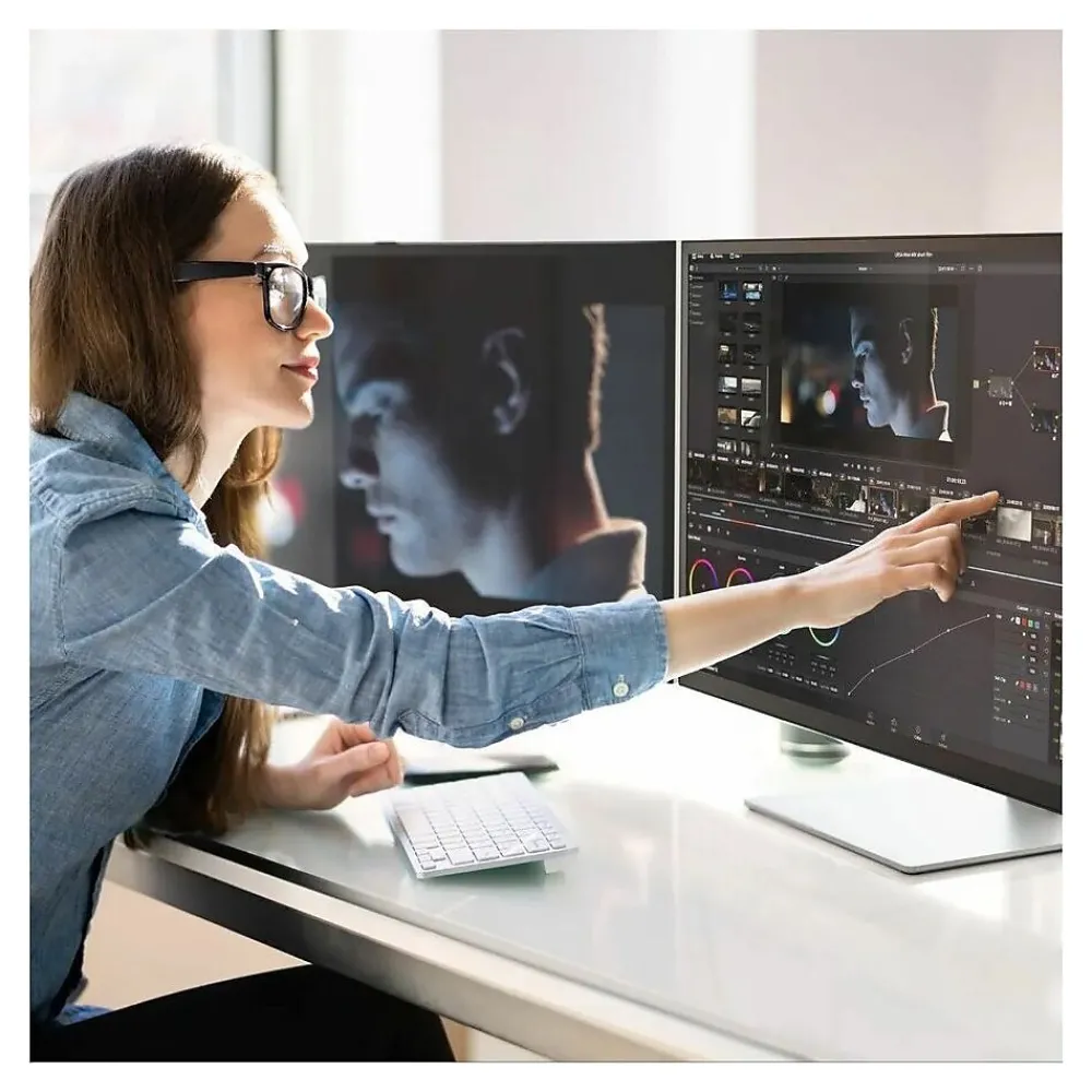 New ALOGIC Clarity Max Touch 32" 60 Hz Business Monitor, Black/Silver (32C4KPDWT)