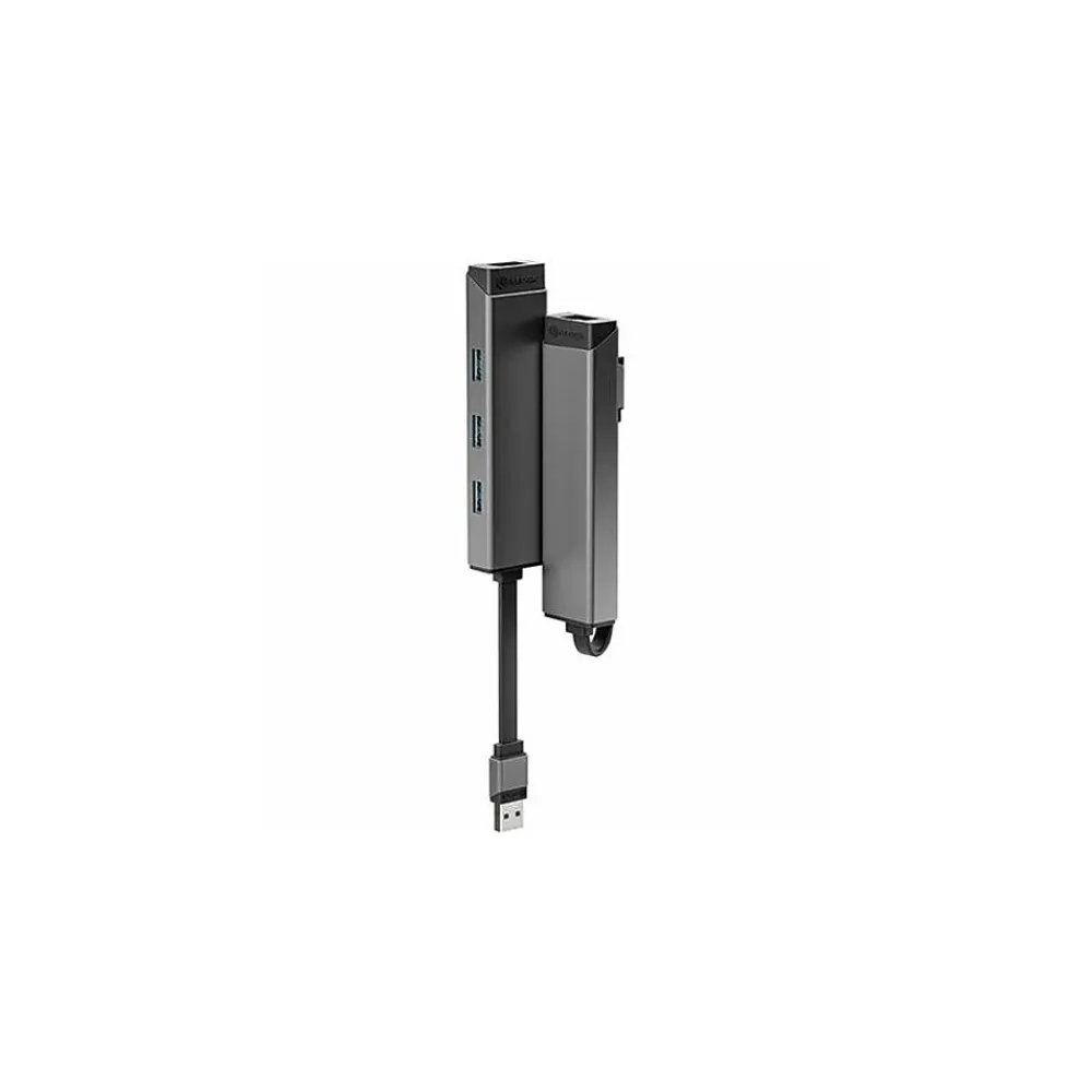 ALOGIC 4-Port USB 3.0 Hub, Gray (ULAAEA-SGR)