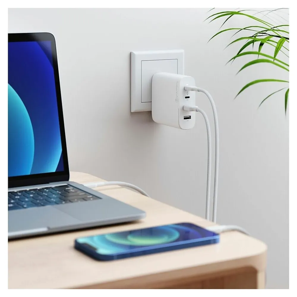 Rapid Power USB Charging Kit/Bundle for Tablet/Cellular Phone/Notebook, White (WCG4X100)<ALOGIC Online