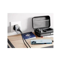 Rapid Power USB-A/USB-C Wall Charger for Multiple Brands, Space Gray/Black (WCM3X67-SGR)<ALOGIC Discount