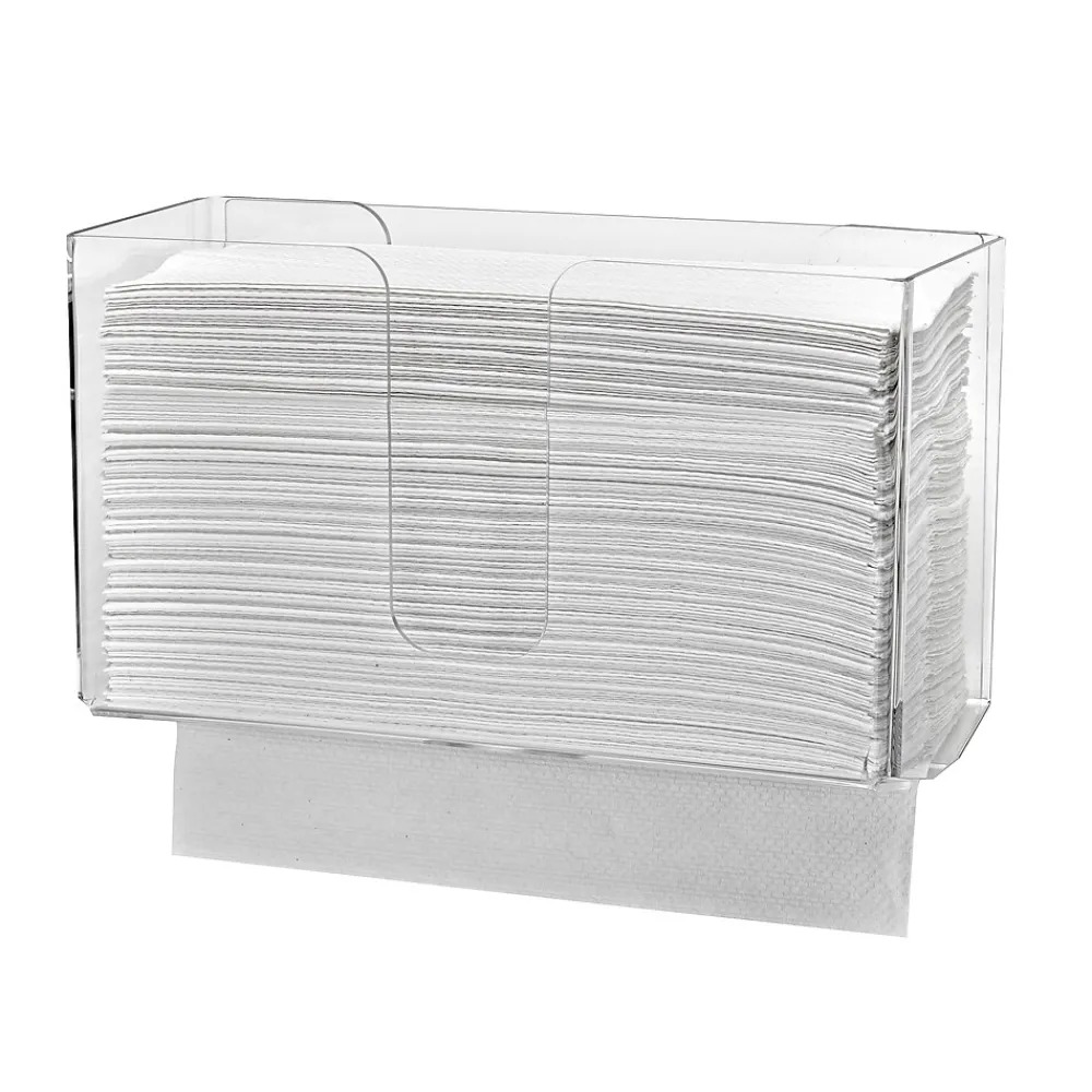 Centerpull Paper Towel Dispenser, Clear, 2/Pack (432-CLR-2PK)<Alpine Industries Hot