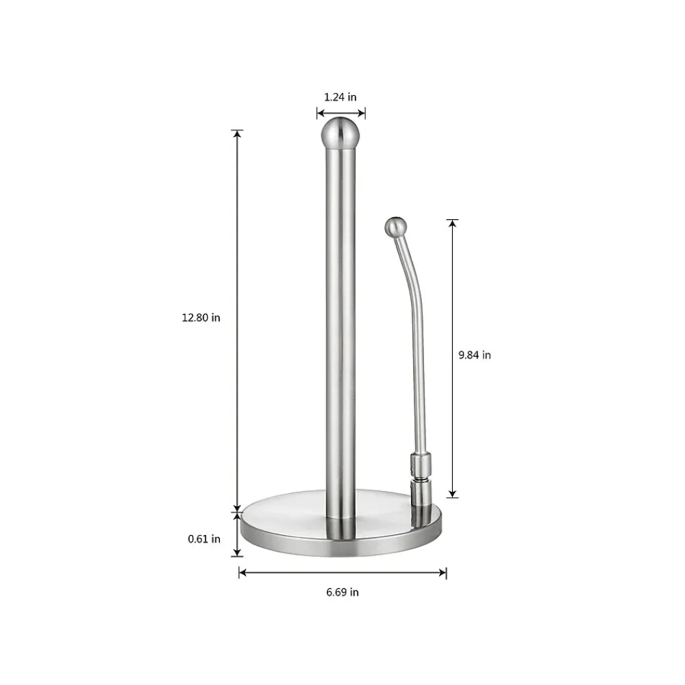 Kitchen Paper Towel Holder, Stainless Steel, 2/Pack (433-01-2)<Alpine Industries Sale