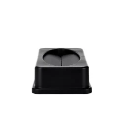 Plastic Trash Can with Lid, 23 gallon, Black, 2/Pack (477-BLK-PKG1-2)<Alpine Industries Best