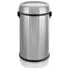 Stainless Steel Trash Can with Swing Lid, 17-Gallon (ALP470-65L-1)<Alpine Industries Online