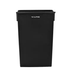 Trash Can, 23 Gallon, Black, Commercial, 3/Pack (477-BLK-3PK)<Alpine Industries Best