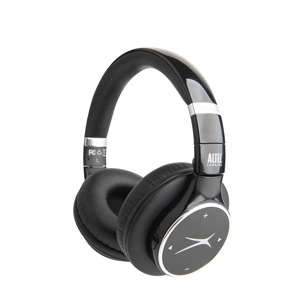 007 Wireless Bluetooth Headphones, Black (MZX007-BLK)<Altec Lansing