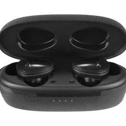 NanoBuds Sport 2.0 Wireless Ambient Sound Earbuds, Bluetooth, Black (MZX5201-BLK-STK-6)<Altec Lansing Online