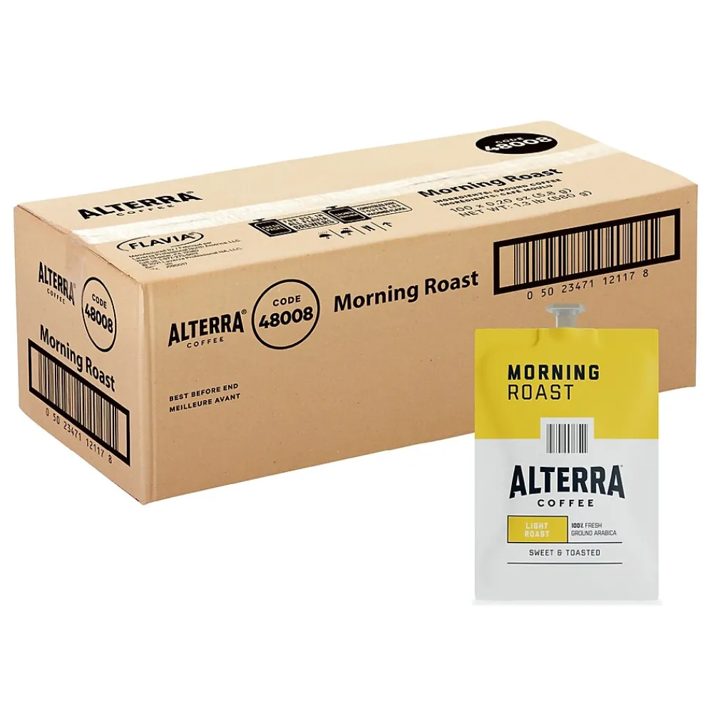 Alterra Morning Roast Coffee Flavia Freshpack, Light Roast, 100/Carton (MDRA182)