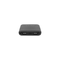 USB Power Bank for Most Smartphones, 5000mAh, Black (ASPB5KF)<Aluratek Clearance