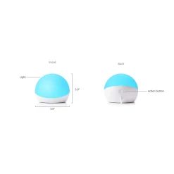 Amazon Echo Glow LED Desk Lamp, Warm White Light, White (B07KRY43KN)