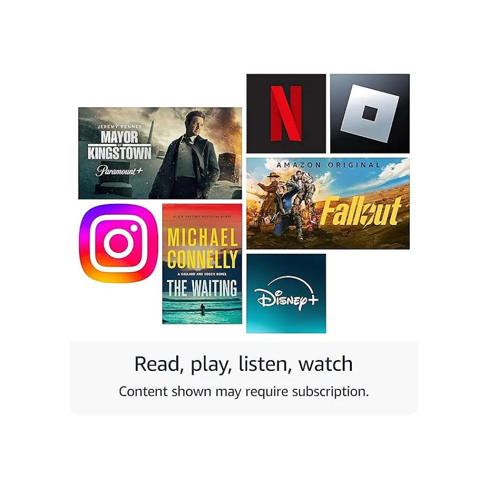 Fire HD, 12th Generation, 8" Tablet, WiFi, 32GB, Fire OS, Black (53-035893)<Amazon Clearance