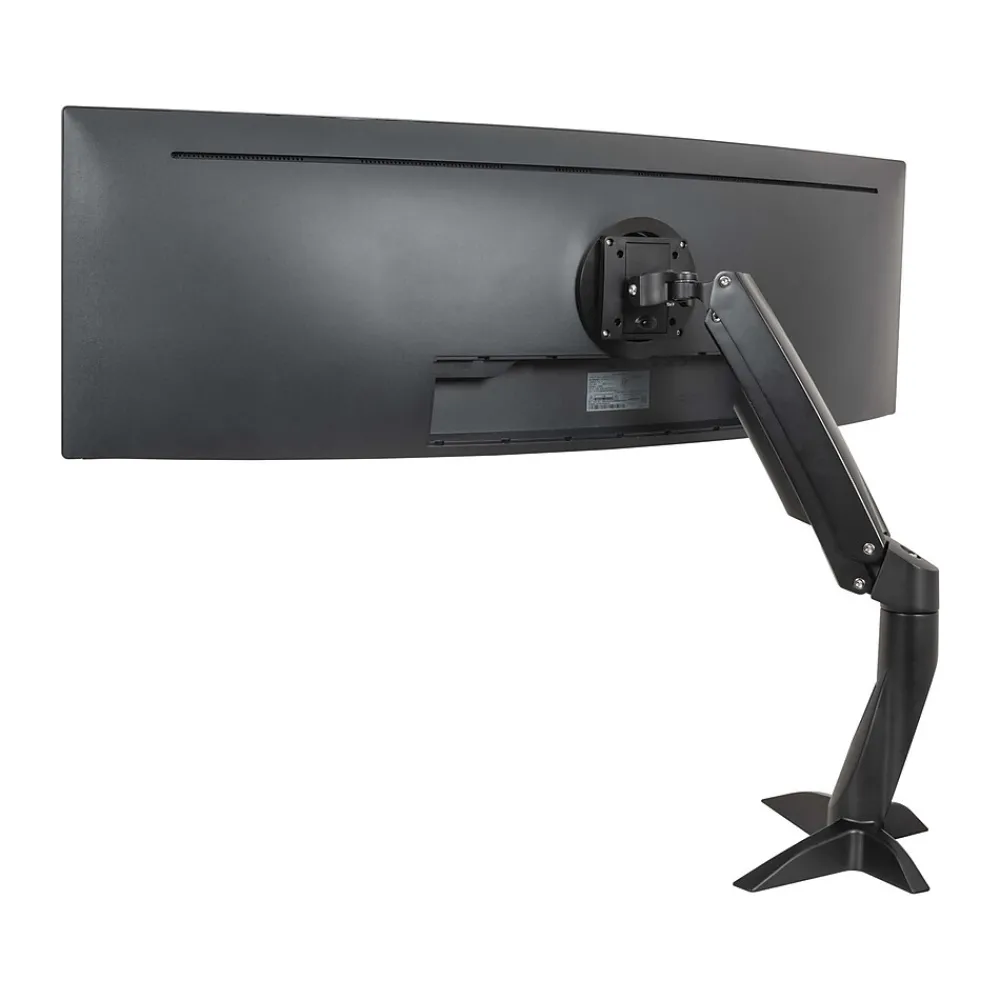 New Amer Heavy Duty Curved Monitor Desk Mount Arm, Up to 49" Monitor, Black (AMR1UC)