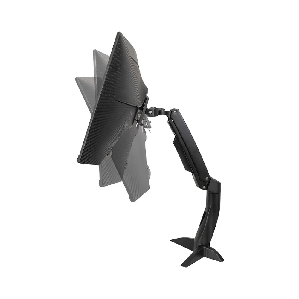 New Amer Heavy Duty Curved Monitor Desk Mount Arm, Up to 49" Monitor, Black (AMR1UC)