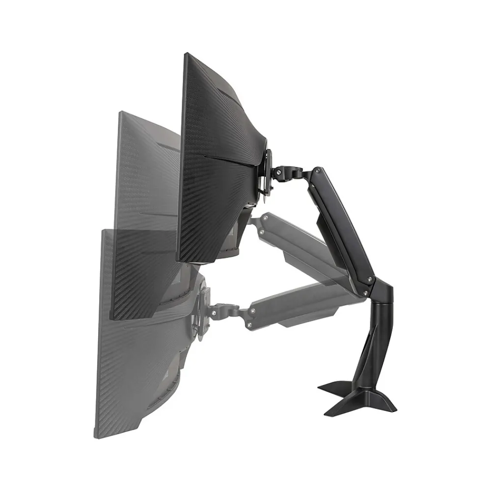 New Amer Heavy Duty Curved Monitor Desk Mount Arm, Up to 49" Monitor, Black (AMR1UC)
