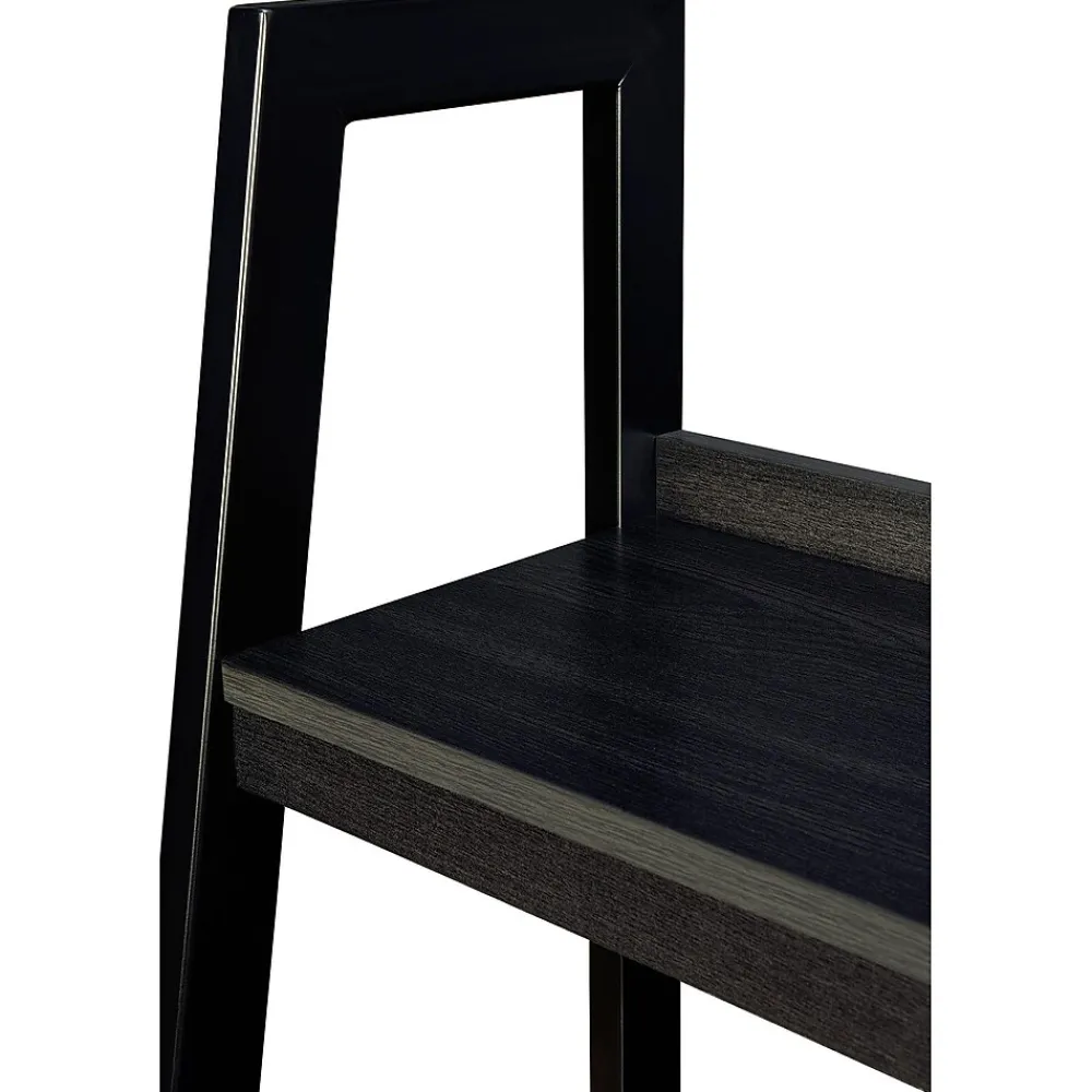 Bookcases*DHP Ameriwood Home Lawrence 60"H 4-Shelf Ladder Bookcase Bundle, Black (9482096)