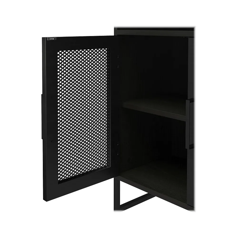 Storage Cabinets*Ameriwood Purdue 30" Storage Cabinet with 3 Shelves, Black Oak (3558335COM)