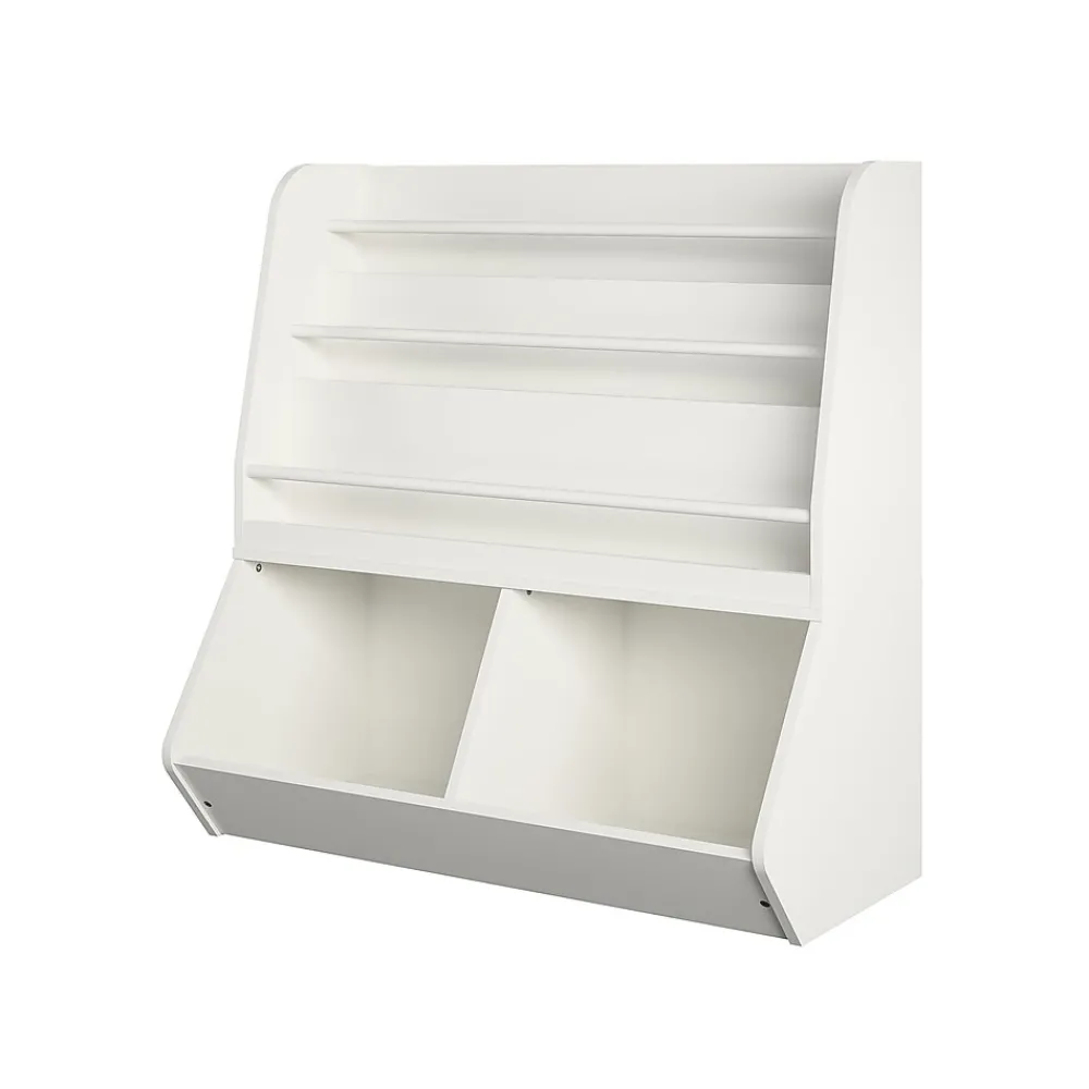 Bookcases*Ameriwood Tyler 36"H 5-Shelf Bookcase, White Particle Board (4947013COM)