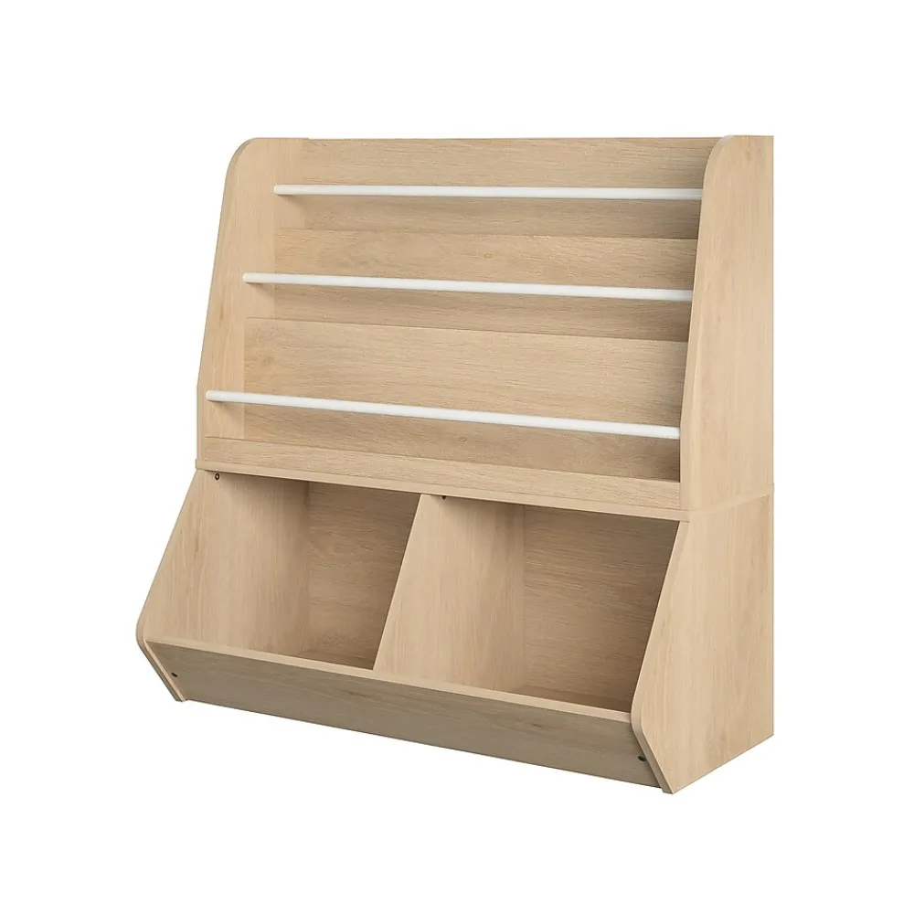 Bookcases*Ameriwood Tyler 36"H 5-Shelf Bookcase, Blonde Oak Particle Board (4947847COM)