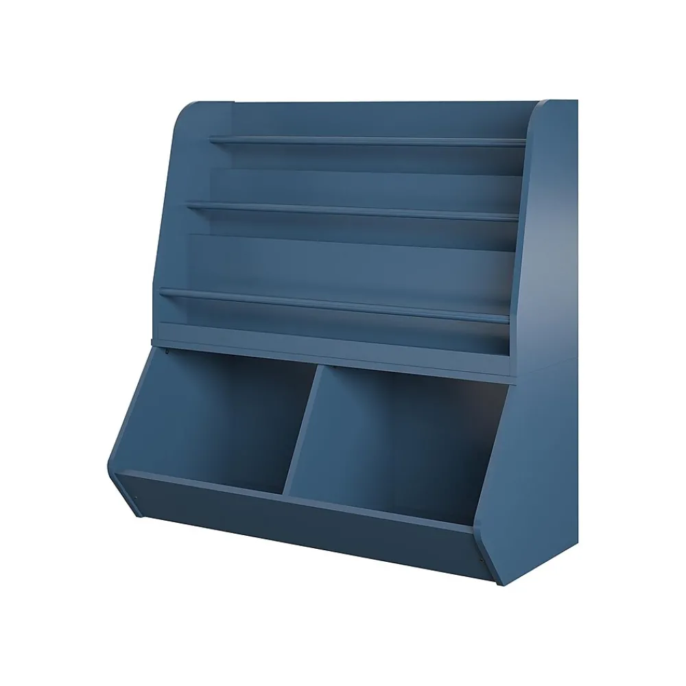 Bookcases*Ameriwood Tyler 36"H 5-Shelf Bookcase, Navy Particle Board (4947837COM)