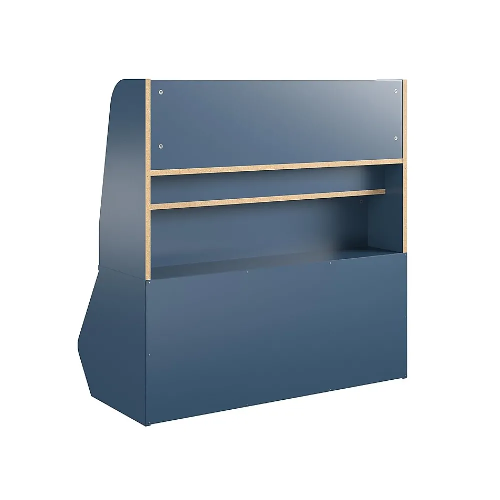 Bookcases*Ameriwood Tyler 36"H 5-Shelf Bookcase, Navy Particle Board (4947837COM)