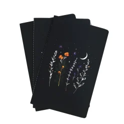 Journals|Denik : AMEYA'S REALM SKINNY LAYFLAT NOTEBOOK 3-PACK