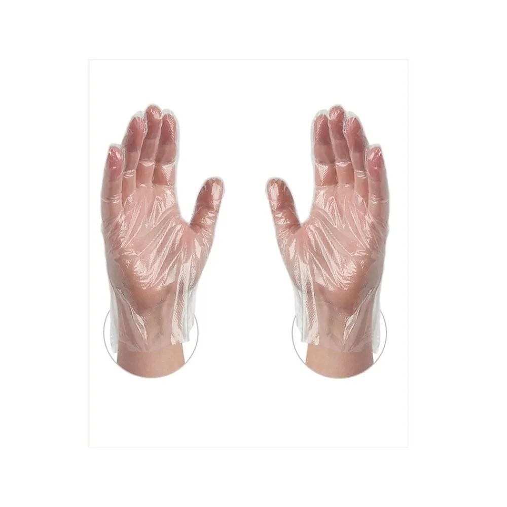 X3 Poly Food Safe Industrial Gloves, Latex Free, Large, Clear, 500/Box, 20 Boxes/Carton (PGLOVE-L-500XX)<Ammex Sale